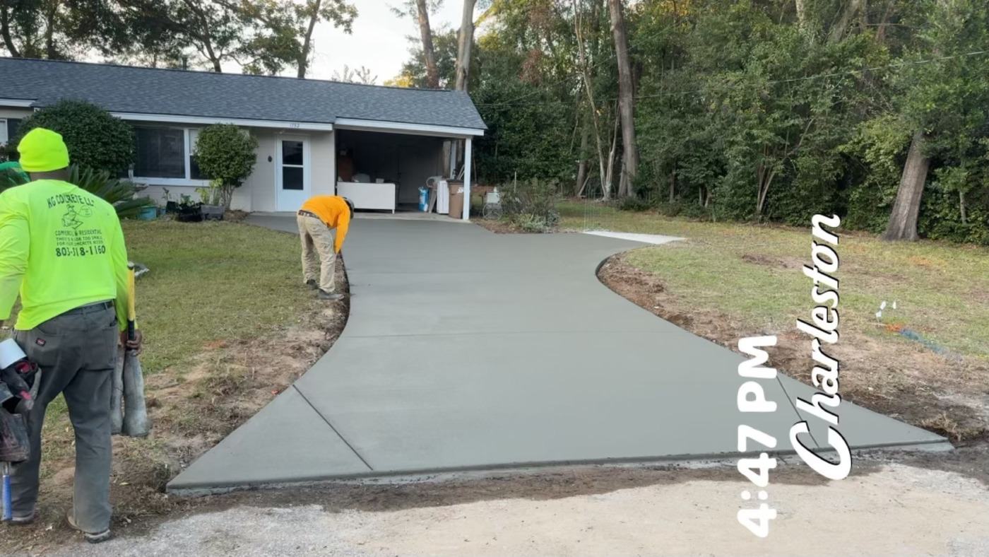Concrete flatwork project — Precision Palmetto, Columbia SC
