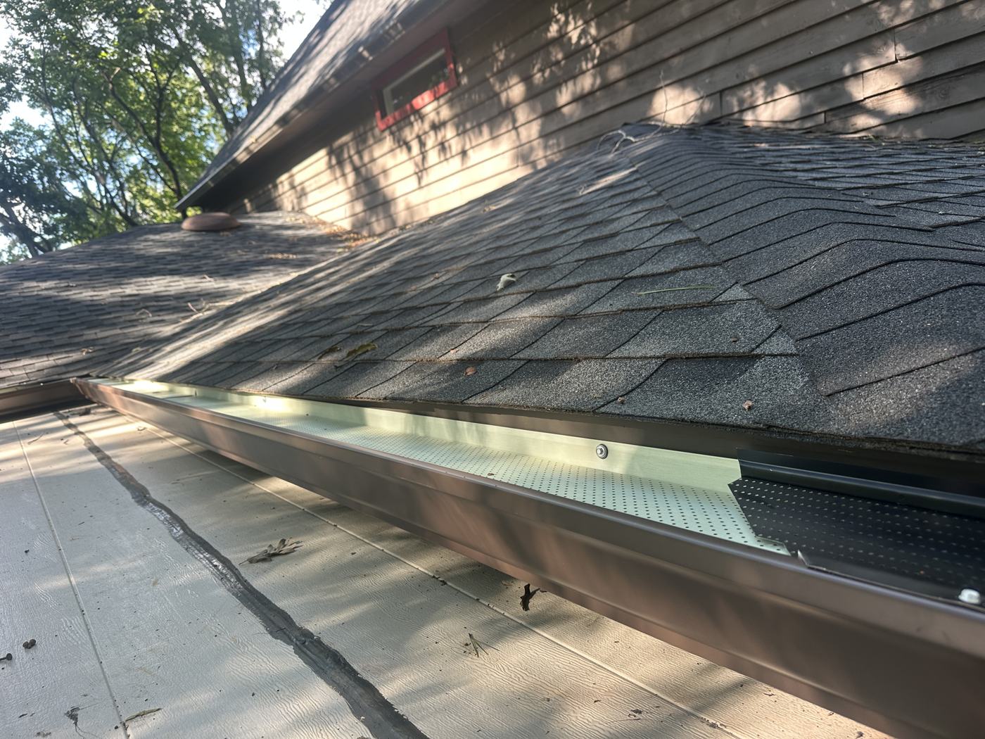 Gutter guards installed — leaves and debris stay out — Precision Palmetto, Columbia SC
