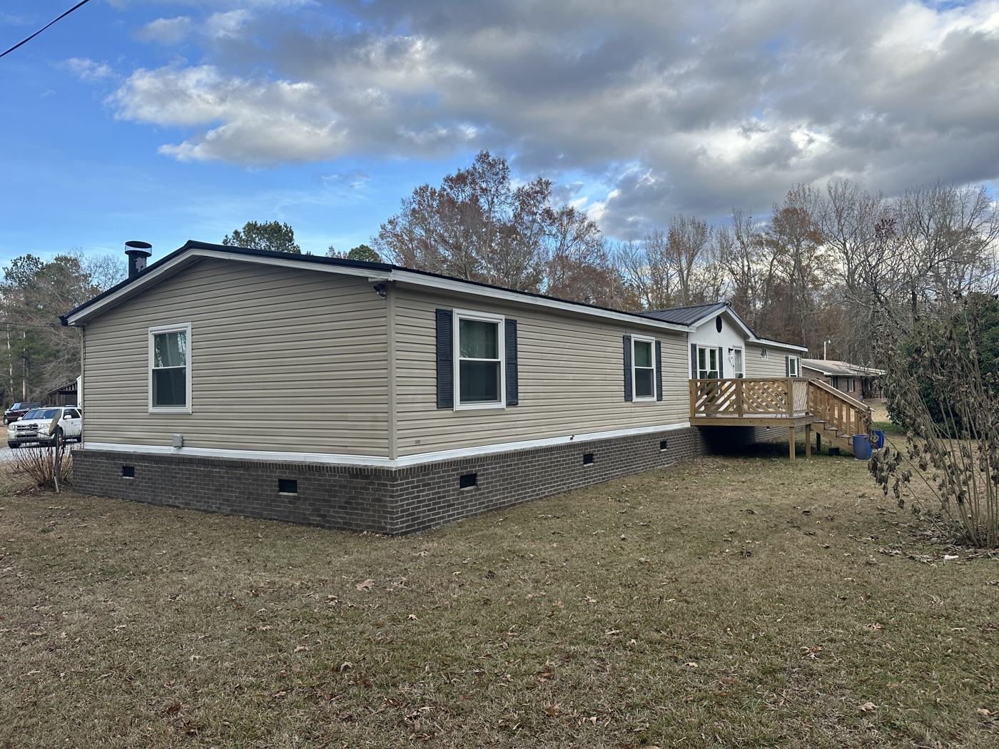 Full brick skirting wrapped around the home — Precision Palmetto, Columbia SC