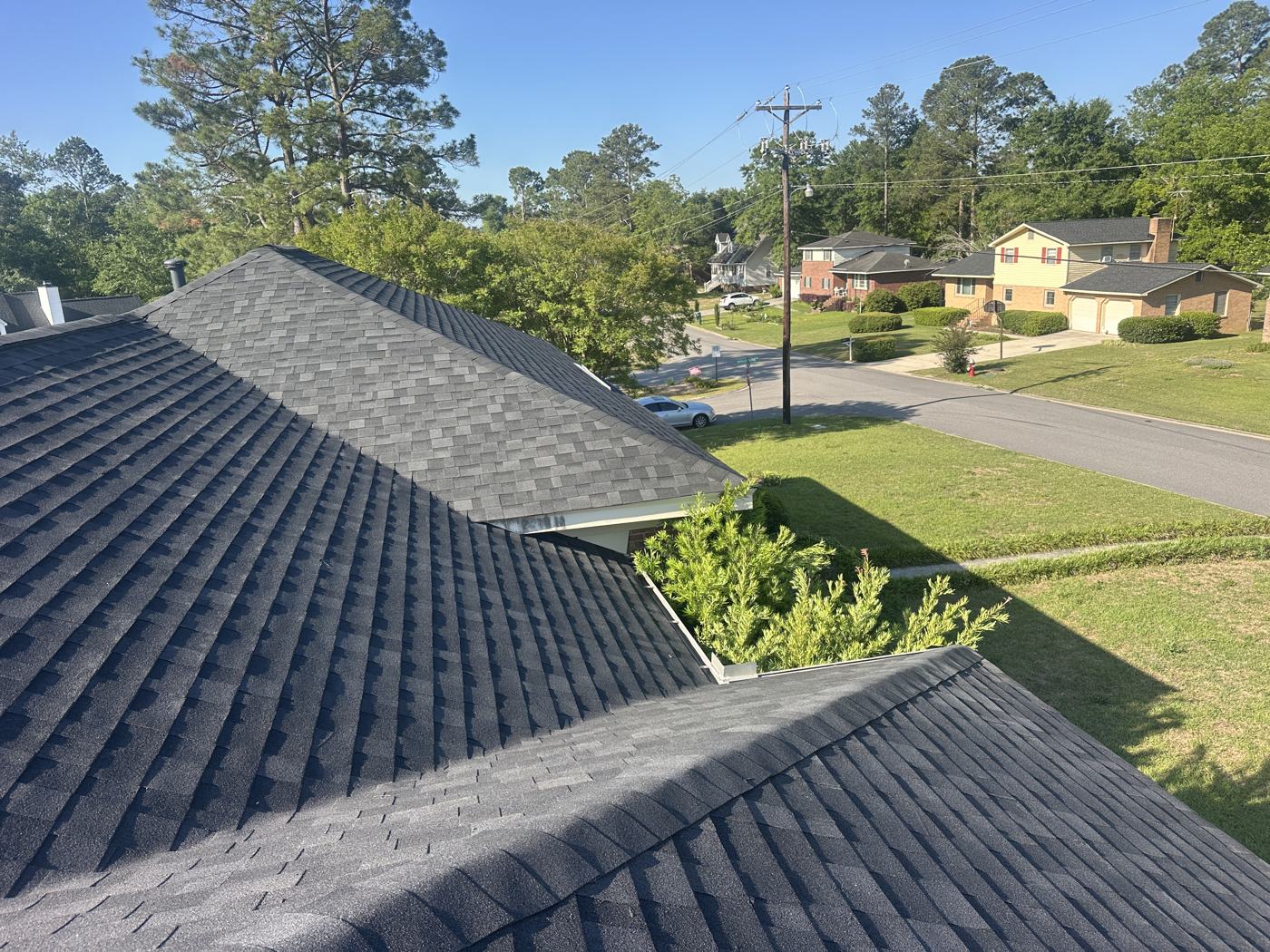 Clean valley and ridge lines on a full re-roof — Precision Palmetto, Columbia SC