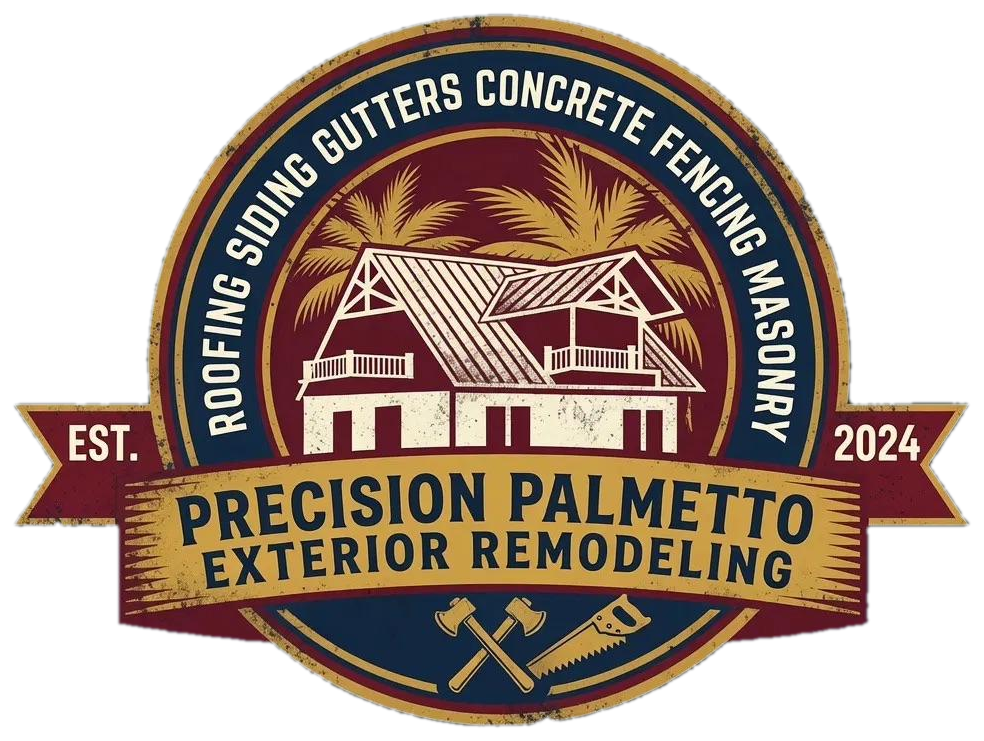 Precision Palmetto Exterior Remodeling — roofing, siding, gutters, concrete, fencing, masonry — Est. 2024